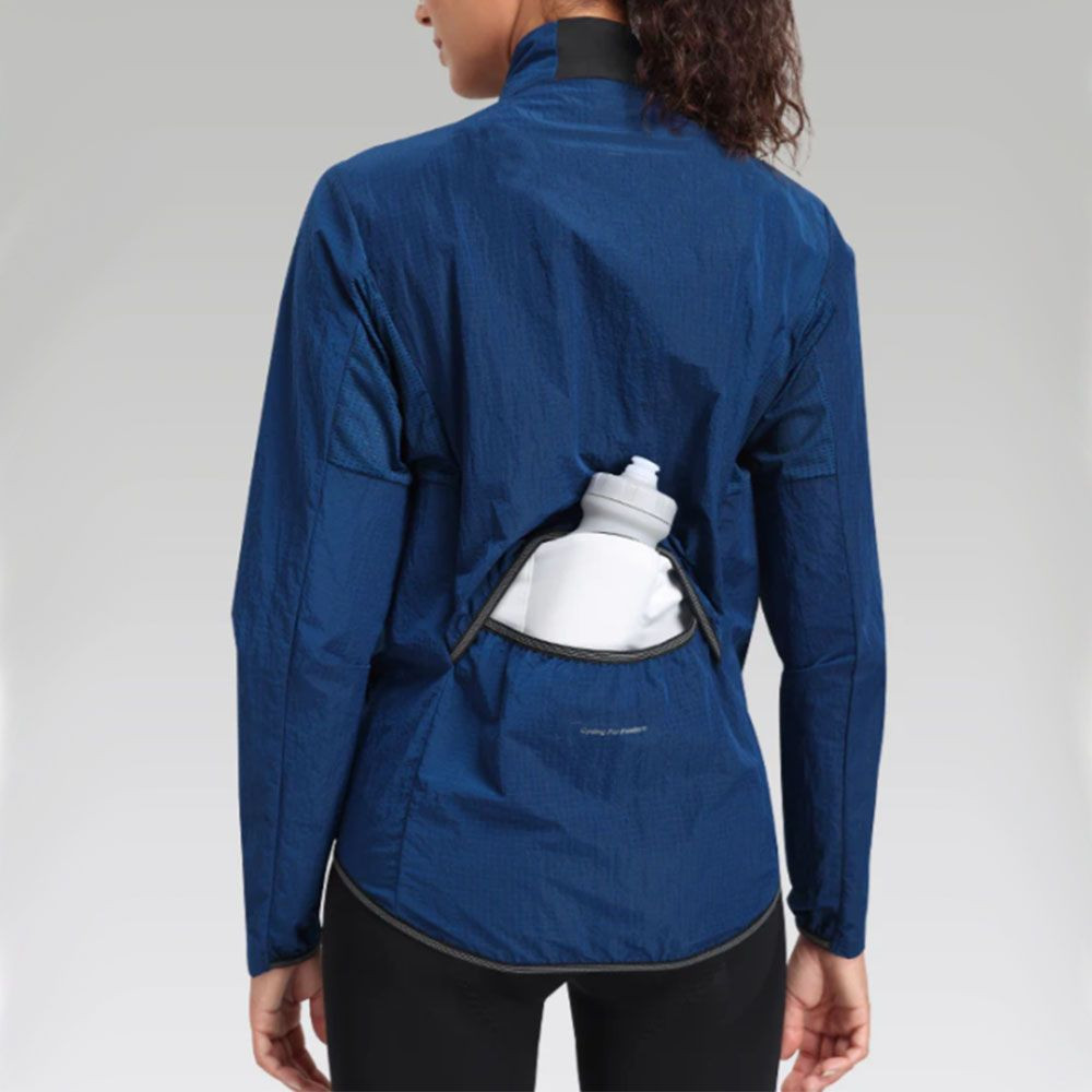 Unisex Long Sleeve Cycling Jersey with Full Zipper