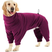 Four-Legged Warm Fleece Pajama Coat for Dog