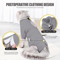 Onesie Recovery Suits  for Cat Pet Wound Care