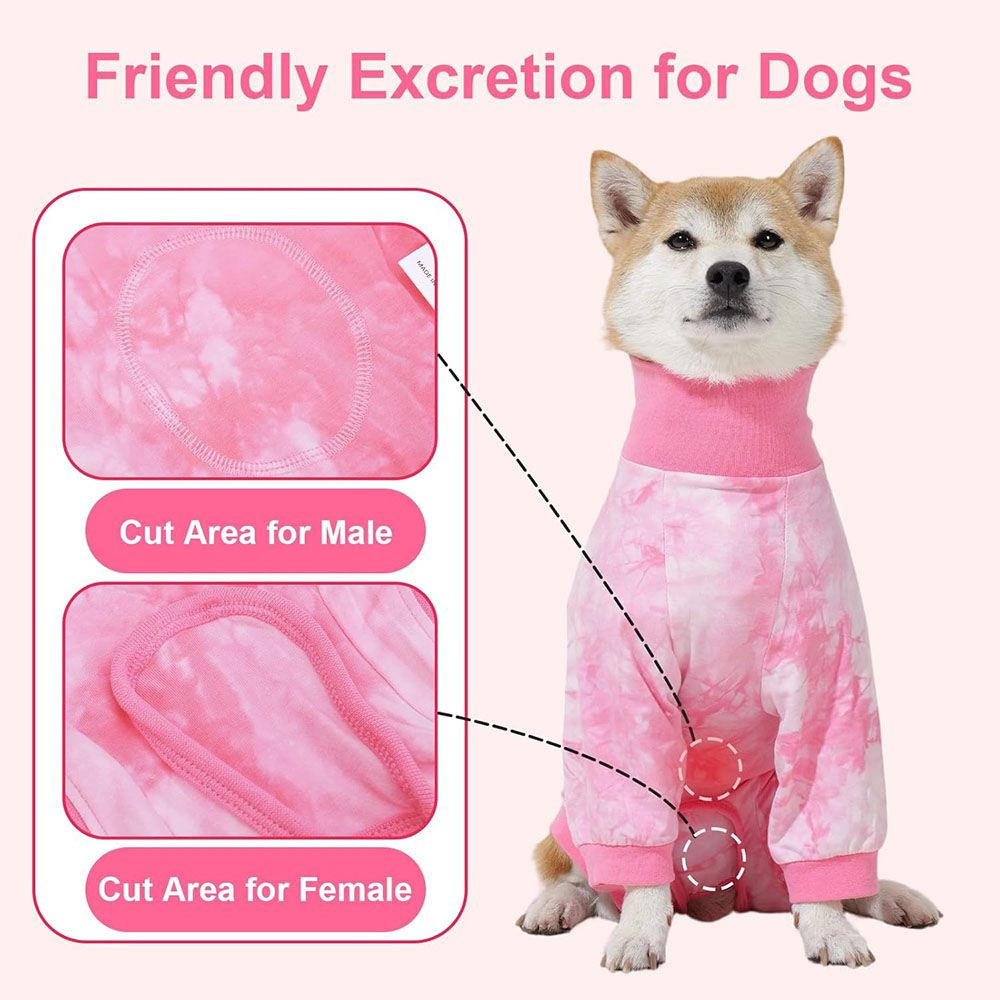 Breathable and Highly Stretchable Dog Surgery Recovery Suit