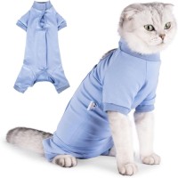 Spay Neuter Cat Recovery Suit with Full Legs