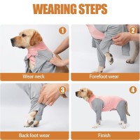 Pet Recovery Suit Dog Pajamas High Elasticity Comfortable to Wear Jumpsuit