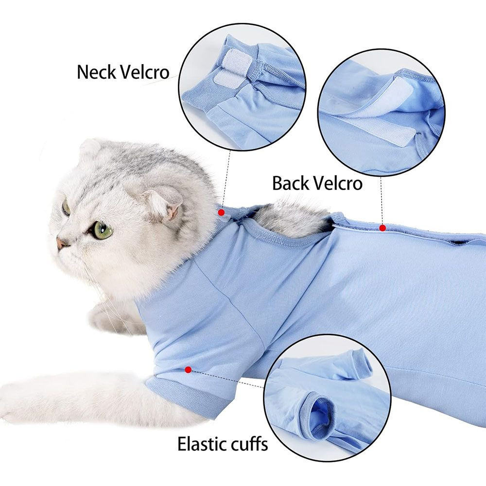 Spay Neuter Cat Recovery Suit with Full Legs